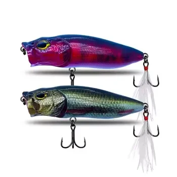 Artificial Hard Bait Stainless Steel Lure Surface Line 80mm 15g Snakehead Bass Mandarin Fish Sea Bass Micro Bus – Hard Lure – view 3