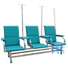 Chaise de perfusion pour trois personnes en acier inoxydable F-12