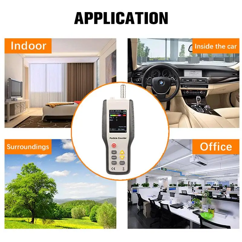 HT-9600 High Quality Wholesale Particle Counter Dust Sampling Meter PM 2.5 Detector Gas Analyzer