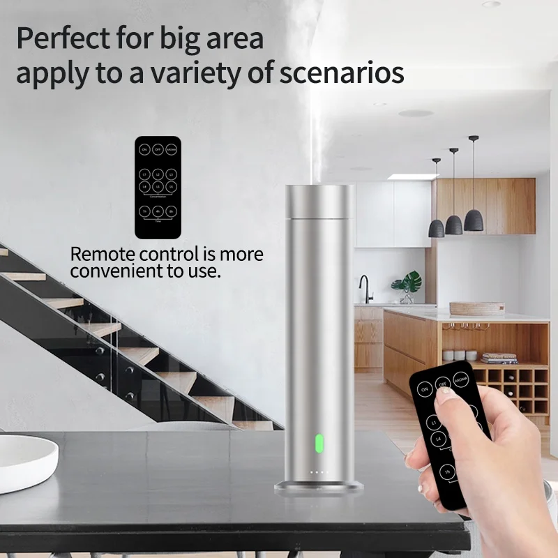 Aroma Diffuser Custom Gift Boxes Hotel Collection Tower Scent Diffuser Fragrance Perfume 360 Large Room Mist Ultrasonic Diffuse
