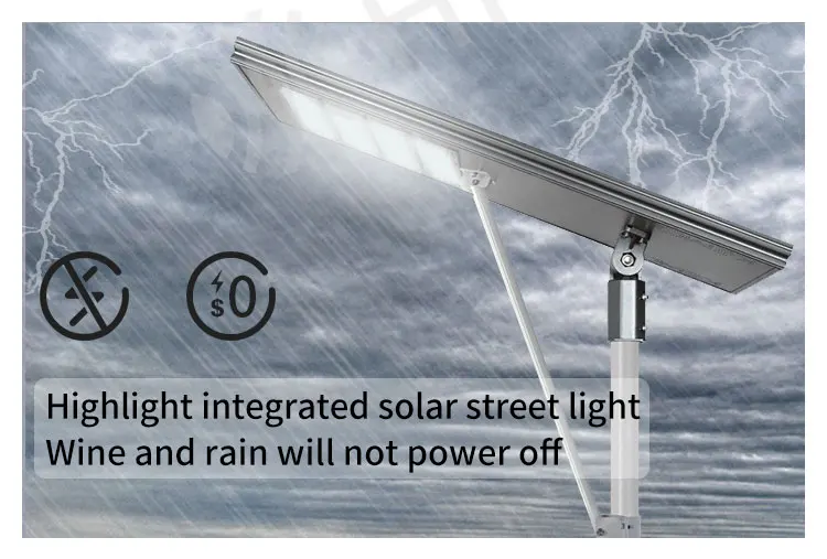 MPPT Technology Die Cast Aluminum IP65 All In One Solar Light 20W 40W 60W