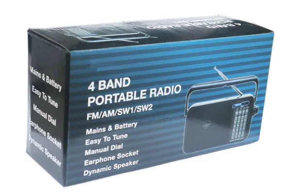 Cheap Portable Am/fm Radio With Rechargeable Battery Foldable Handle ...