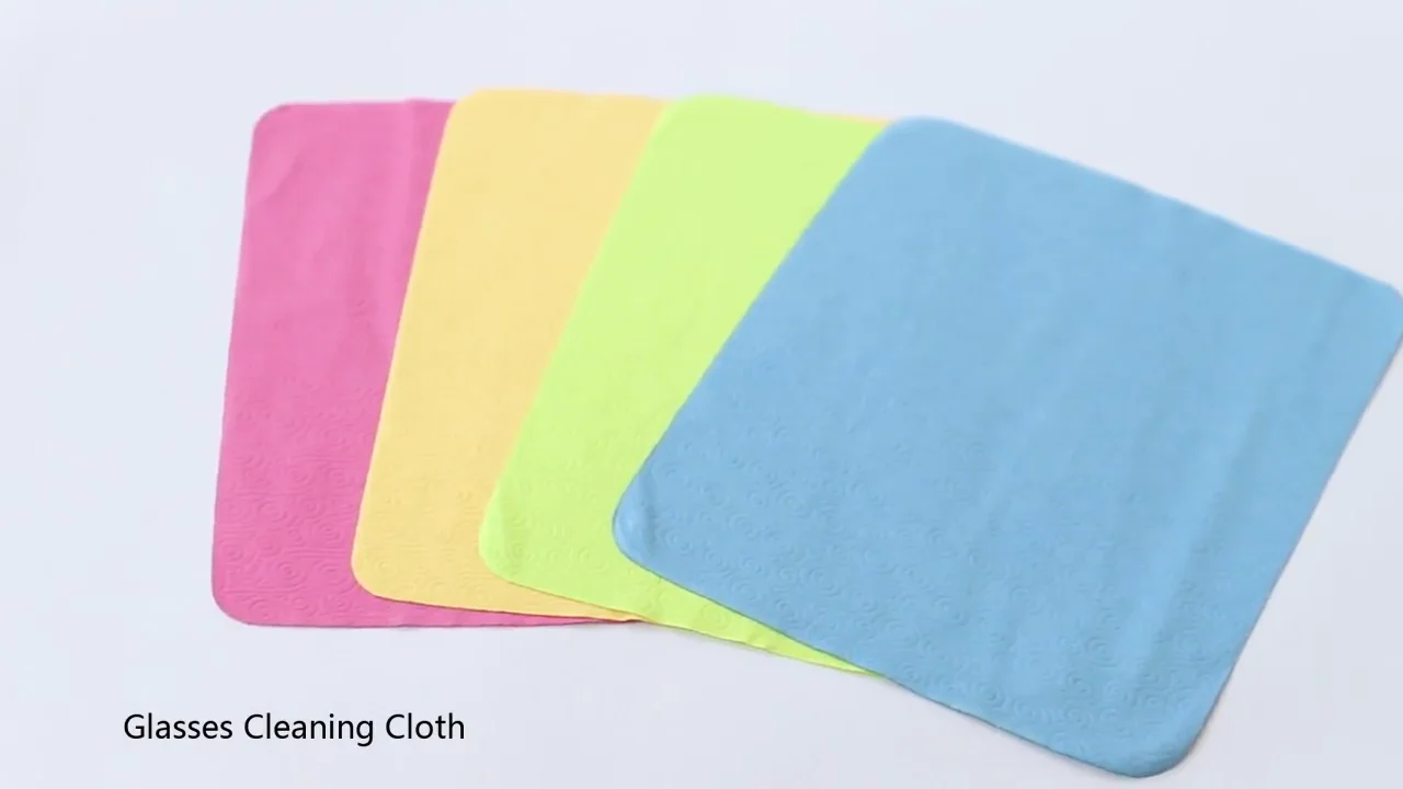 Custom Glasses Cloth Microfibre Glass Cleaning Cloth Custom Eyeglass