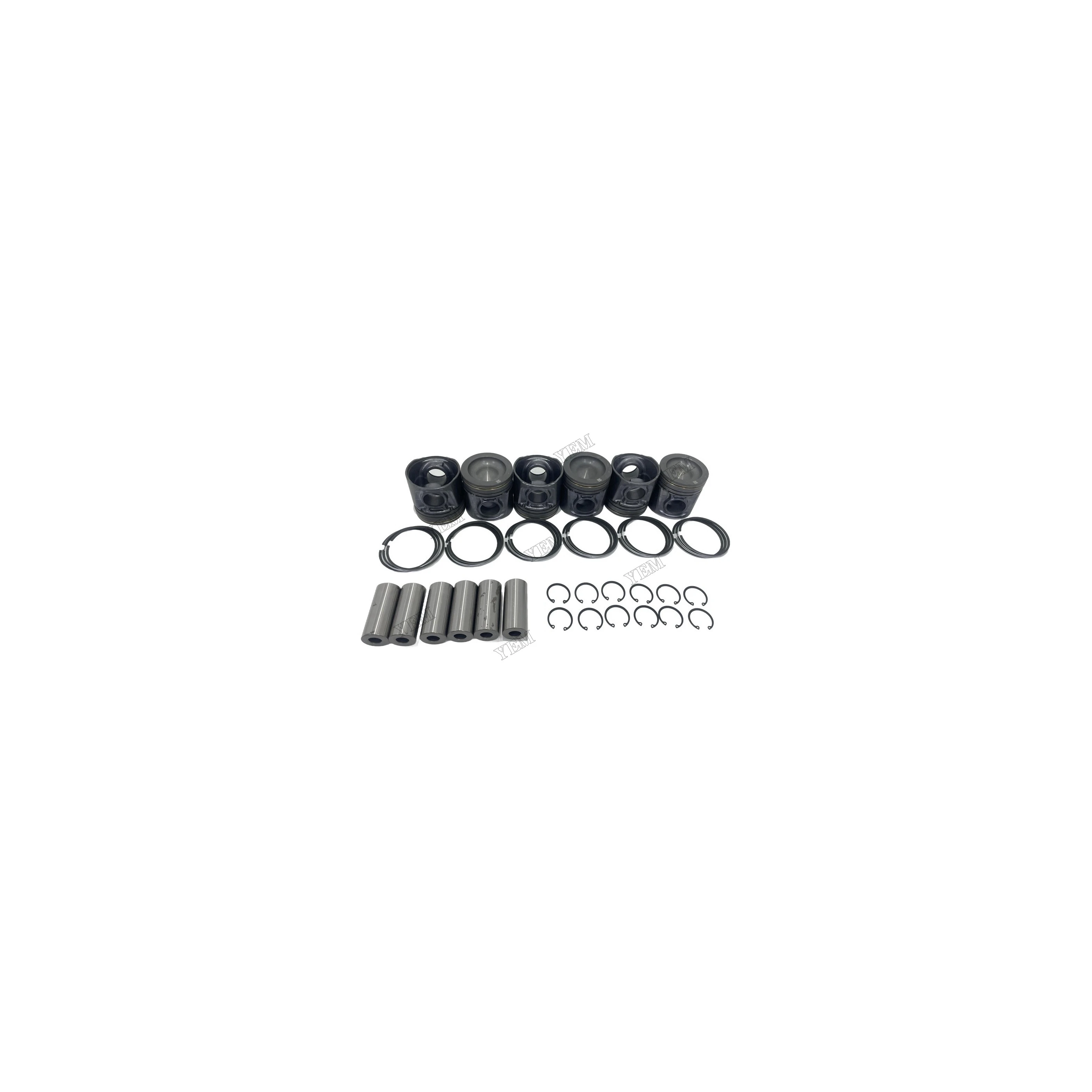 C6.6 Pistons With Cylinder Piston Rings Fits for Caterpillar Engine Parts Factory