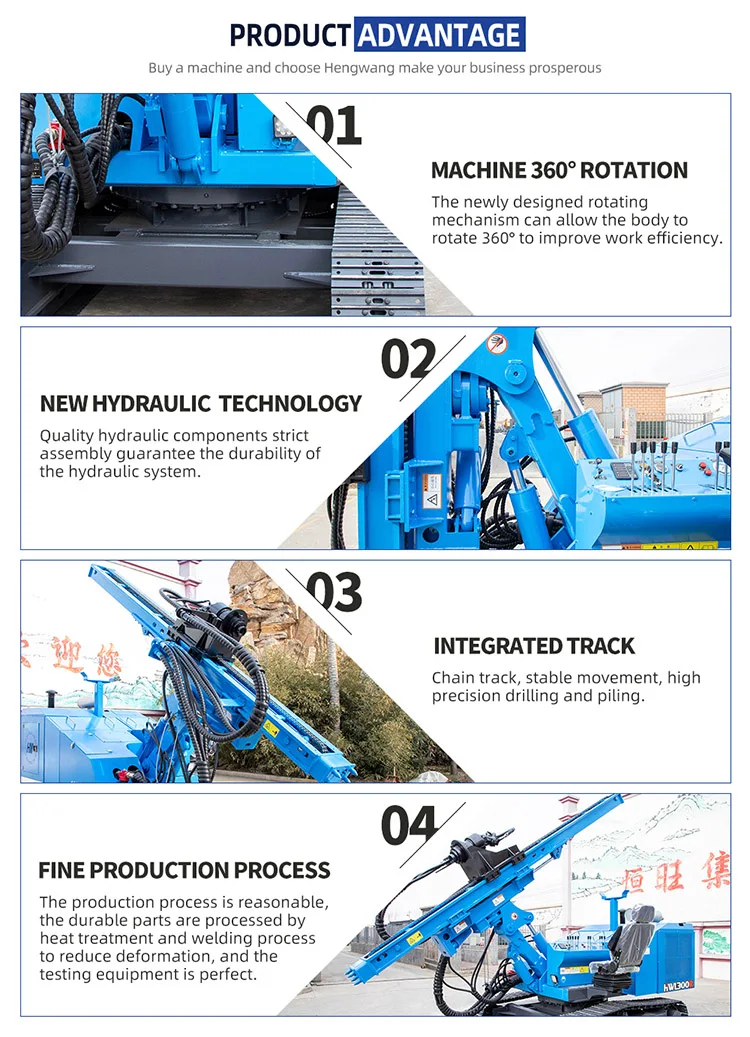 Hkc30 New Pile Driver Hydraulic Impact Pile Driving Hammers