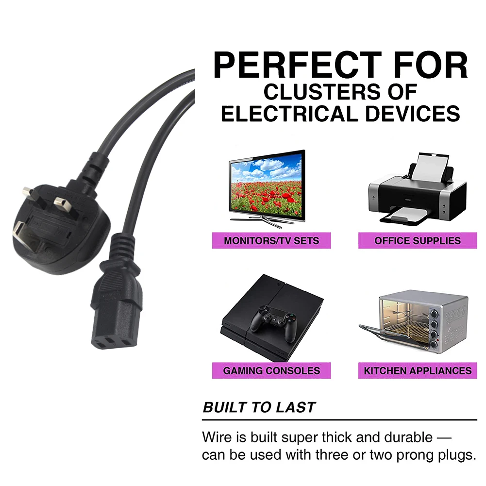 Cavo Divisore Di Alientazione PC PC PDU HangTon UPS Da C14 A 4 X C13 - Foto 10