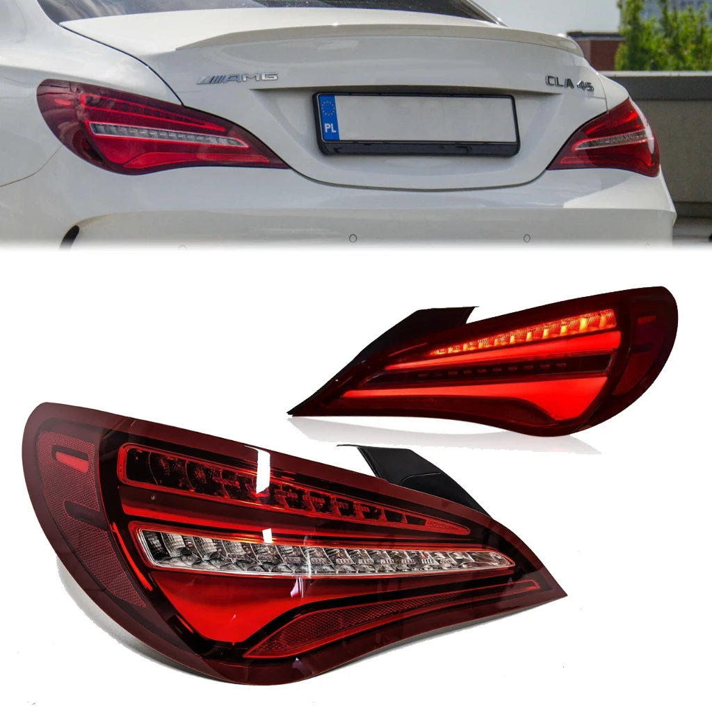 Upgrade Tail Lights for Mercedes Benz CLA180 CLA200 CLA300 CLA117 LED Taillight Rear Lamps 2013-2019