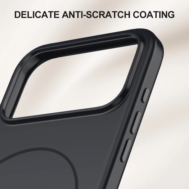 product laudtec deluxe design tpu back cover for iphone 17 pro max wireless charging case skin feel phone protector mobile phone cases-3