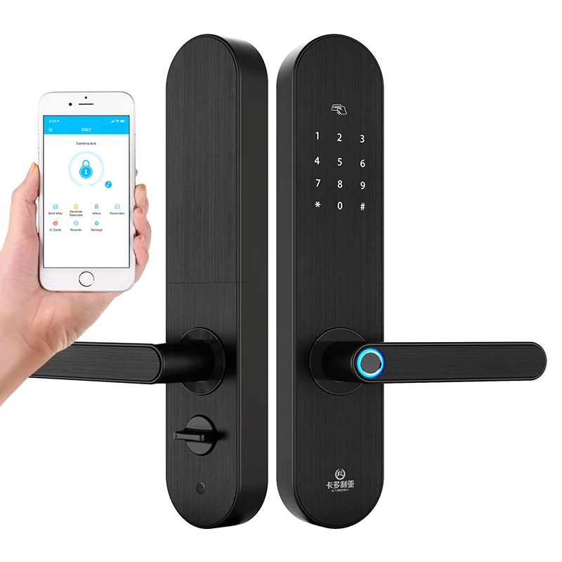 Smart отпечатков пальцев цифровой Bluetooths/wi fi замок с разблокировкой TTLock ключ код и