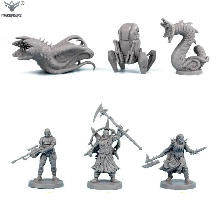 Customized Board Game Pvc Figurine Custom Made Pvc Miniature Figure Making Pvc Board Game