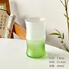 Frosted green slub cup