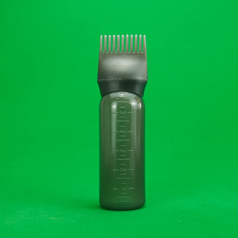 product factory directly sell hairdressing tools hair dye bottle hair care bottle transparent shampoo bottle with comb-30