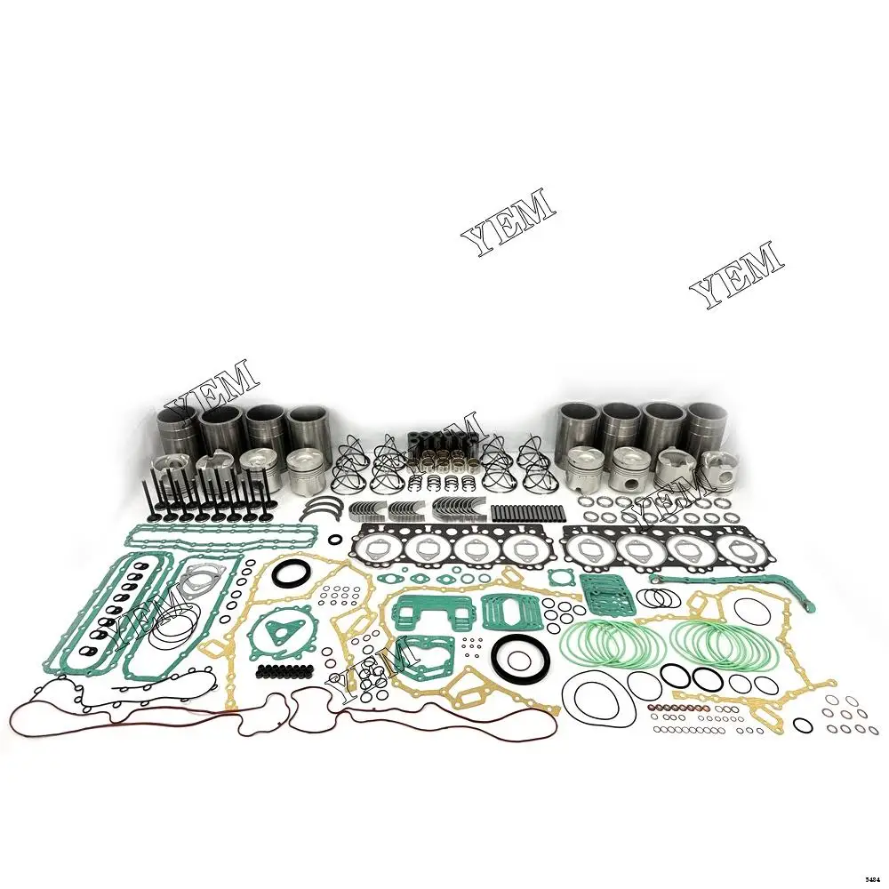 Engine Rebuild Kit With Piston Ring Bearing Valves Gaskets Fit for Hino F17E