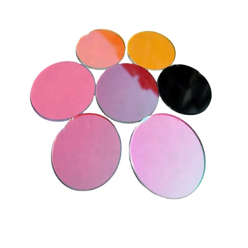 Factory Customized light yellow color Optical Filter hob445 holmium Glass