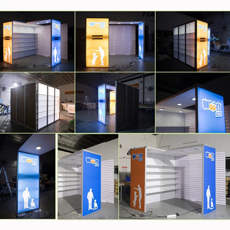 Tianyu Portable Folding Display Walls Modular Trade Show Display Exhibition Booth Collapsible Booth