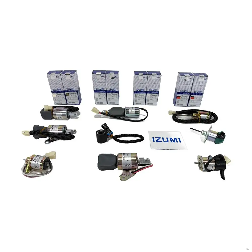 Durable Engine Parts IZUMI RIK 4D5C Stop Solenoid Valve for Mitsubishi