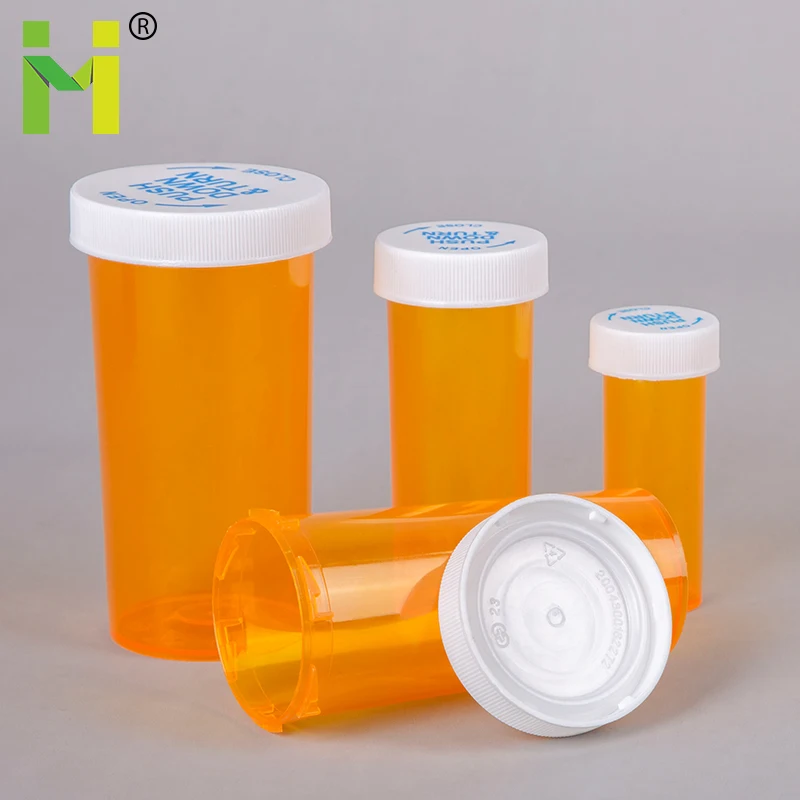 Plastic Screw Cap Small Empty Plastic Pill Other Medicine Container Bottles Tablet Bottle
