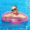 90Cm sequined swimming ring pink color box