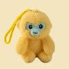 Yellow Golden Monkey Plush Keychain