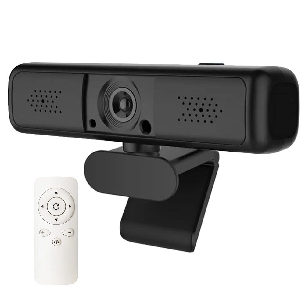 Amazon 2021 Penjualan Terbaik Lensa Pengendali Jarak Jauh Mikrofon Penutup  Geser Privasi Hello Webcam 4K 8MP Kamera Web USB