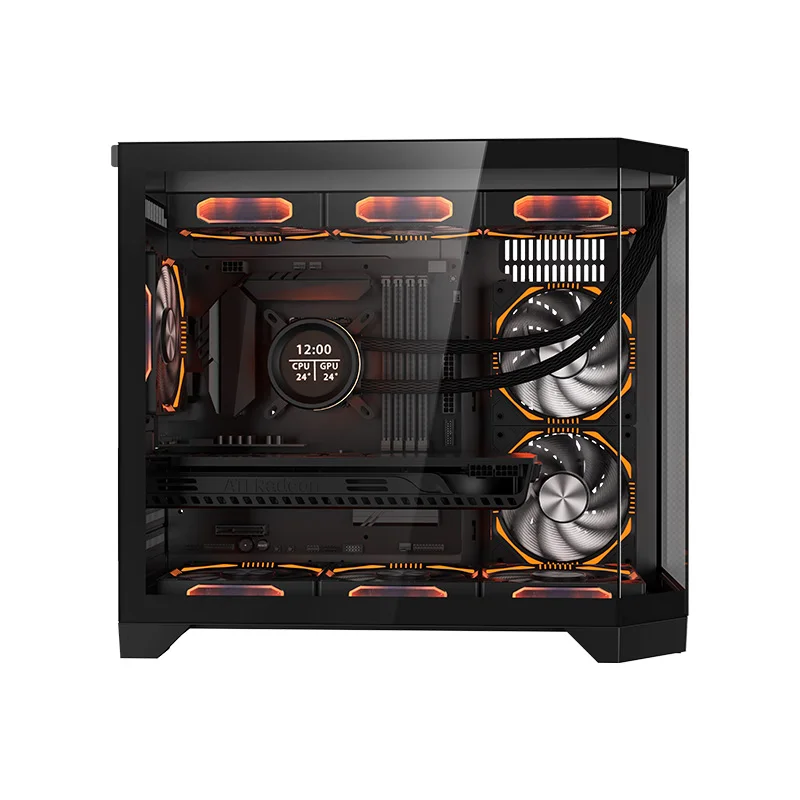 Custom MATX Mini Itx Tower Metal Desktop PC Gaming Case