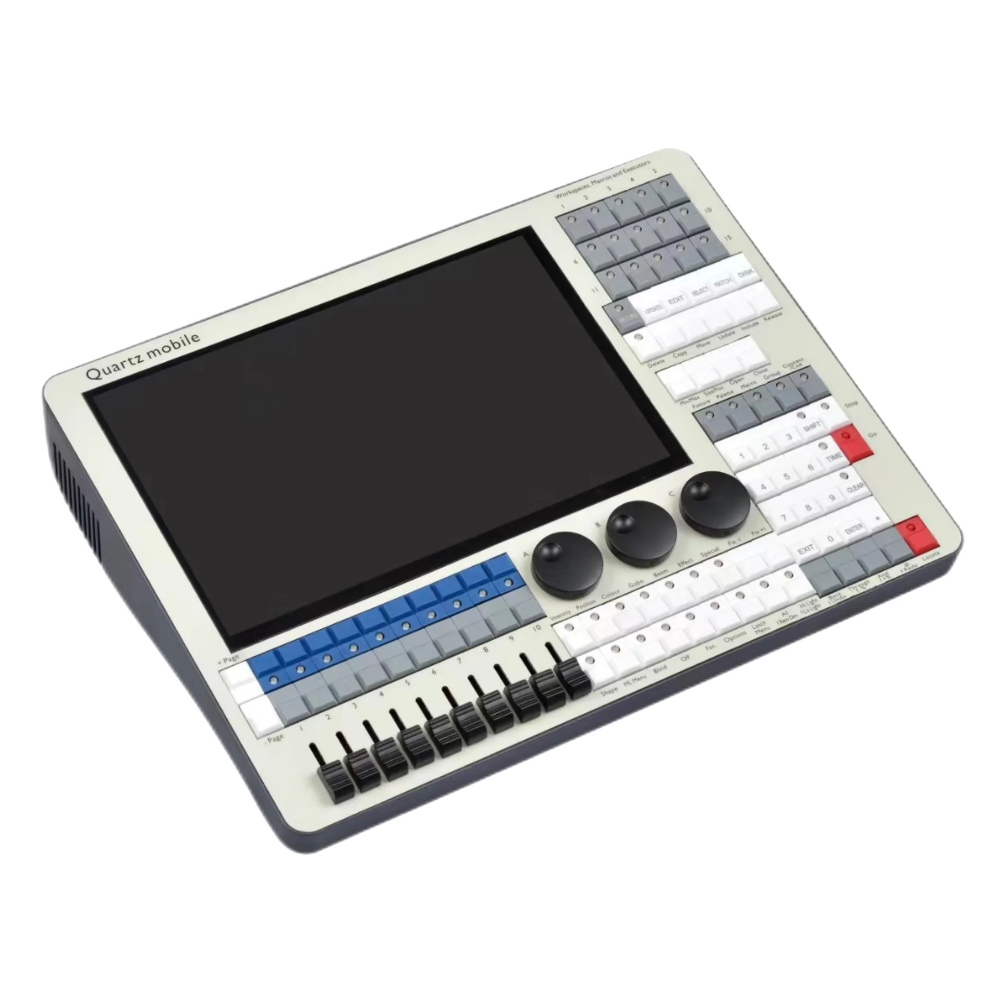V17 Mini Tiger Touch Stage Lighting Console Quartz DMX Controller for Moving Head Lights