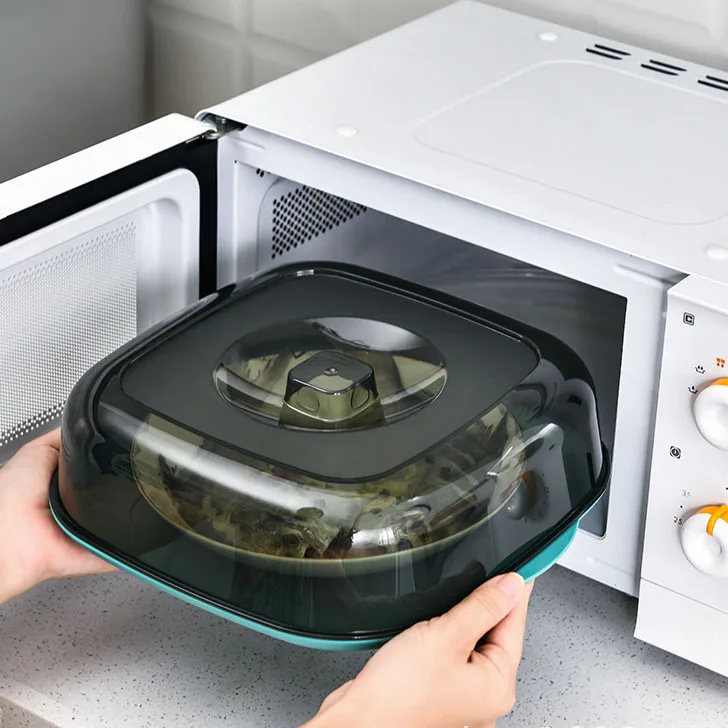 Штабелируемый кухонный холодильник с микроволновой изоляцией пластиковые крышки для пищевых продуктов нижним