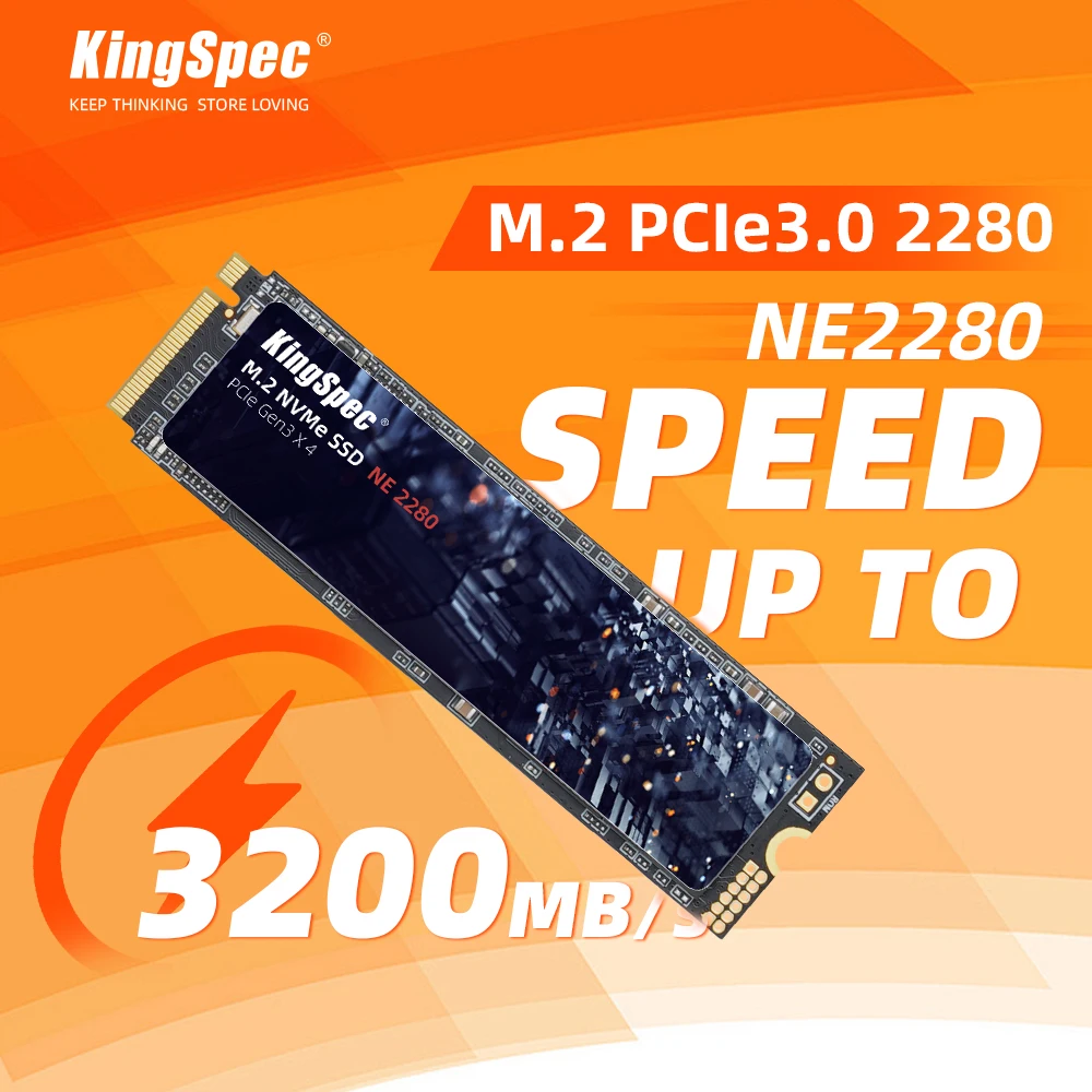 Kingspec Nvme SSD M.2 2280 - 512GB High Performance Storage