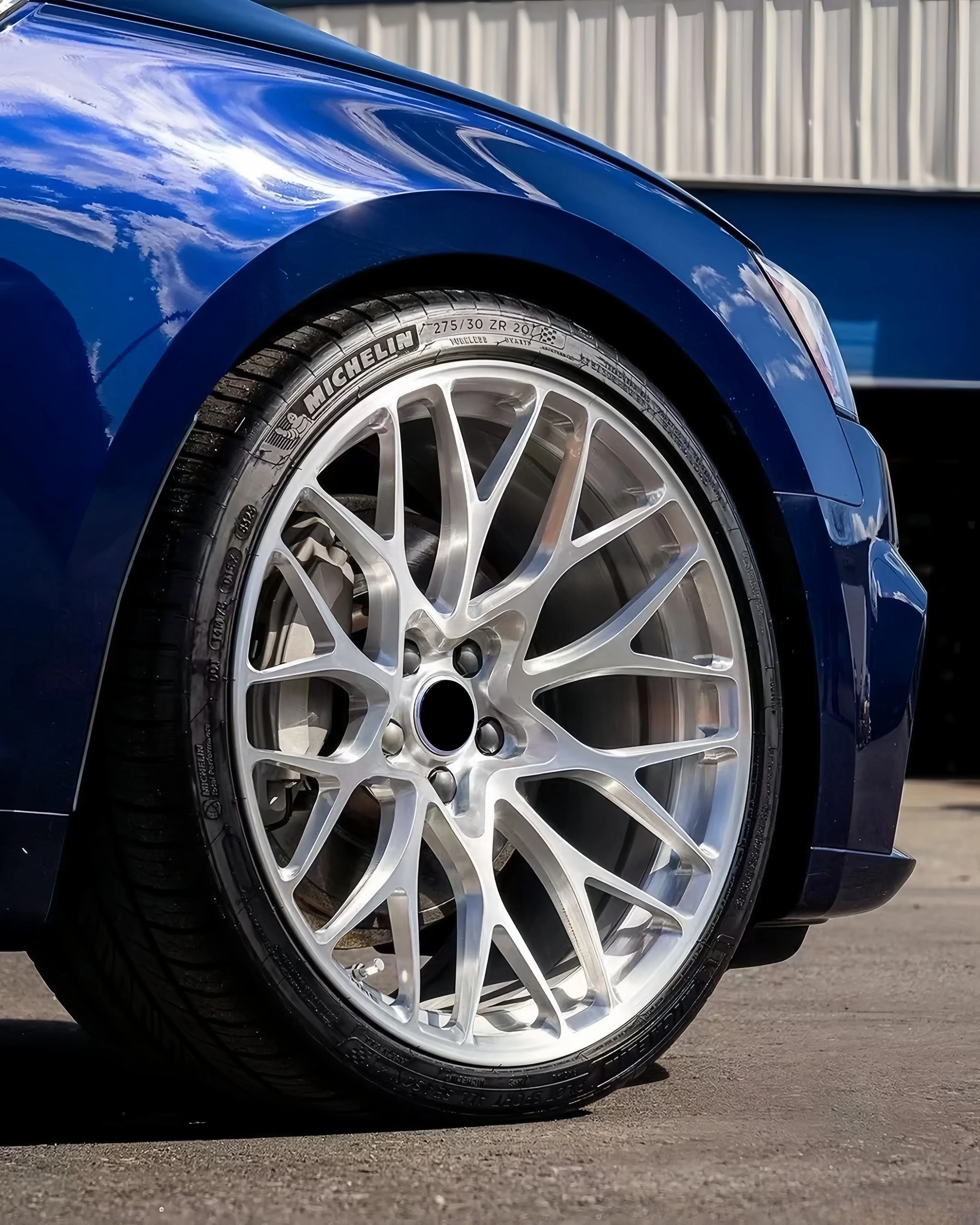 XINLAI Monoblock 1-Piece Forged Wheel Brushed Polished 5x120 5x112 5x114.3 Racing Car Wheel 18 19 20 21 22 Inch Car Alloy Rim - Image 1
