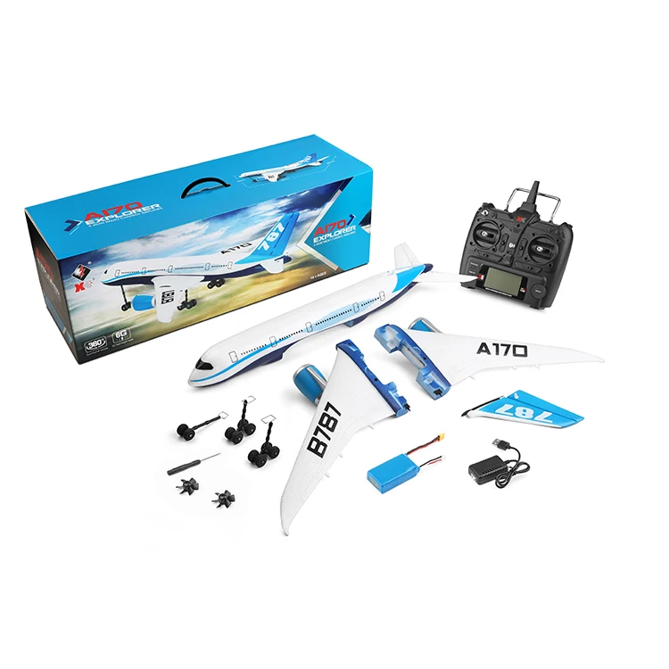 Wltoys Xk A170 RFT Aircraft 3D/6G  Brushless Epp 787 Civil  Rc Airplane Model Foam Plane for Adult