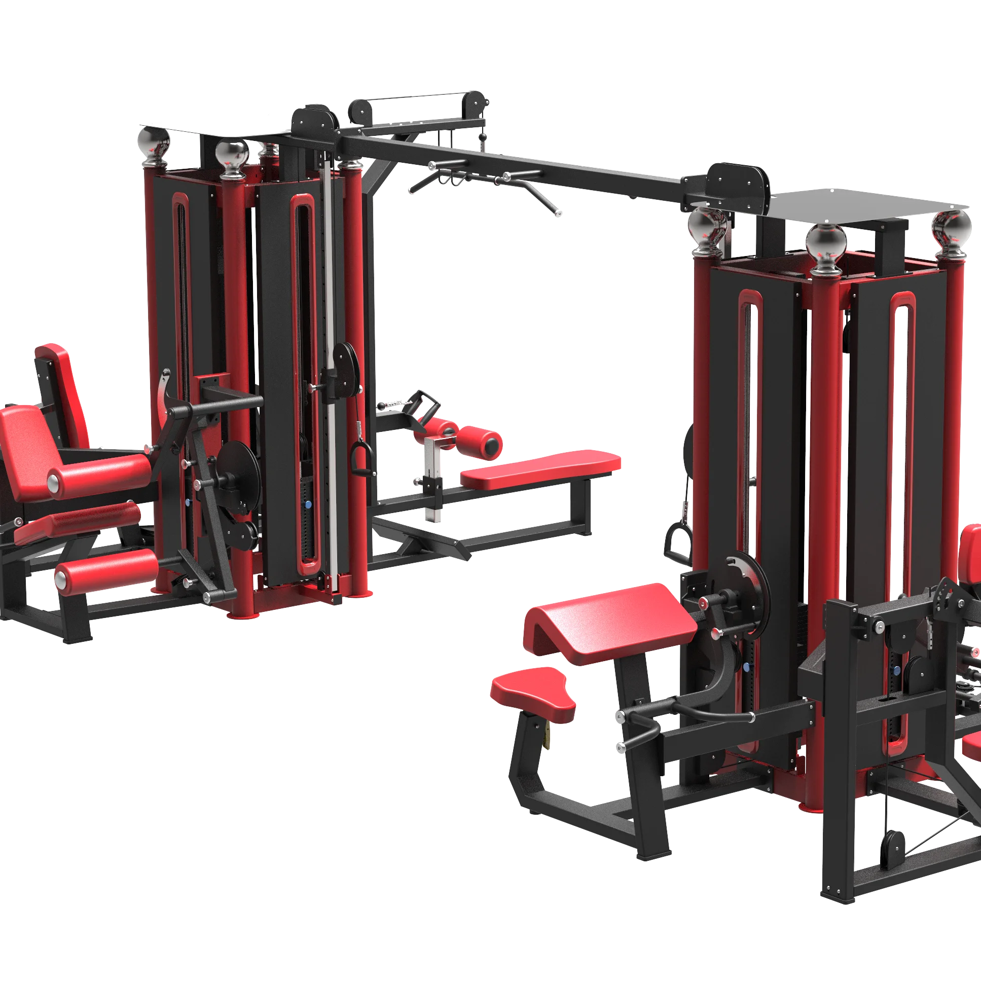 Девять человек станции/мульти функциональный тренинг/силовой агрегат для бодибилдинга JLC-ZH08