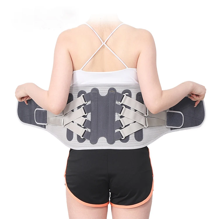 WM008 Adjustable Nylon Belt Lumbar Support Waist Brace Protection and Rehabilitation for Herniated Disc All Sizes