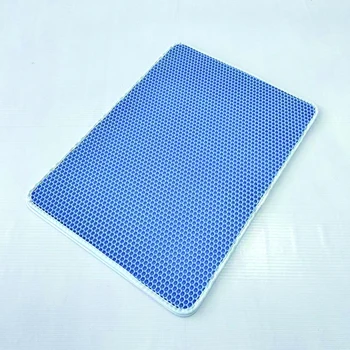 Manufacturer Direct Sale Custom Large Cat Litter Mat Easy Clean Double Honeycomb Design Waterproof EVA Foam Capture Pad