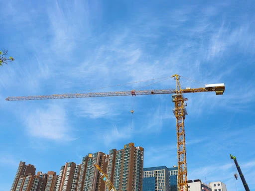 Zoomlion 6 Ton Small Hoist Wheel Track Tower Crane TC6012 with Low Fuel Consumption Cheap Price