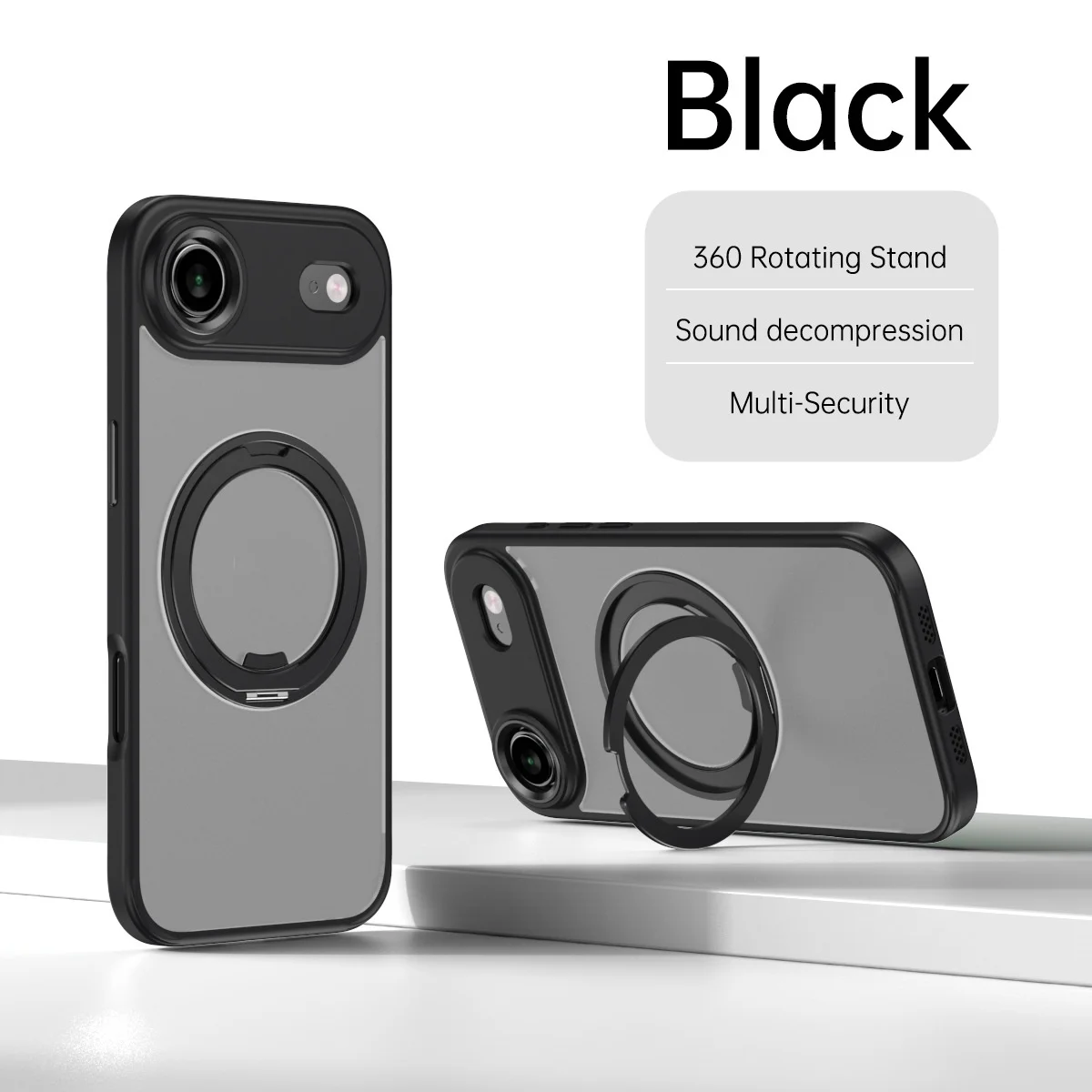 衝撃防止・落下防止 360°ギアホルダー付き回転式保護ケース iPhone 17 Air ProMax Apple 16 Pro Max 対応