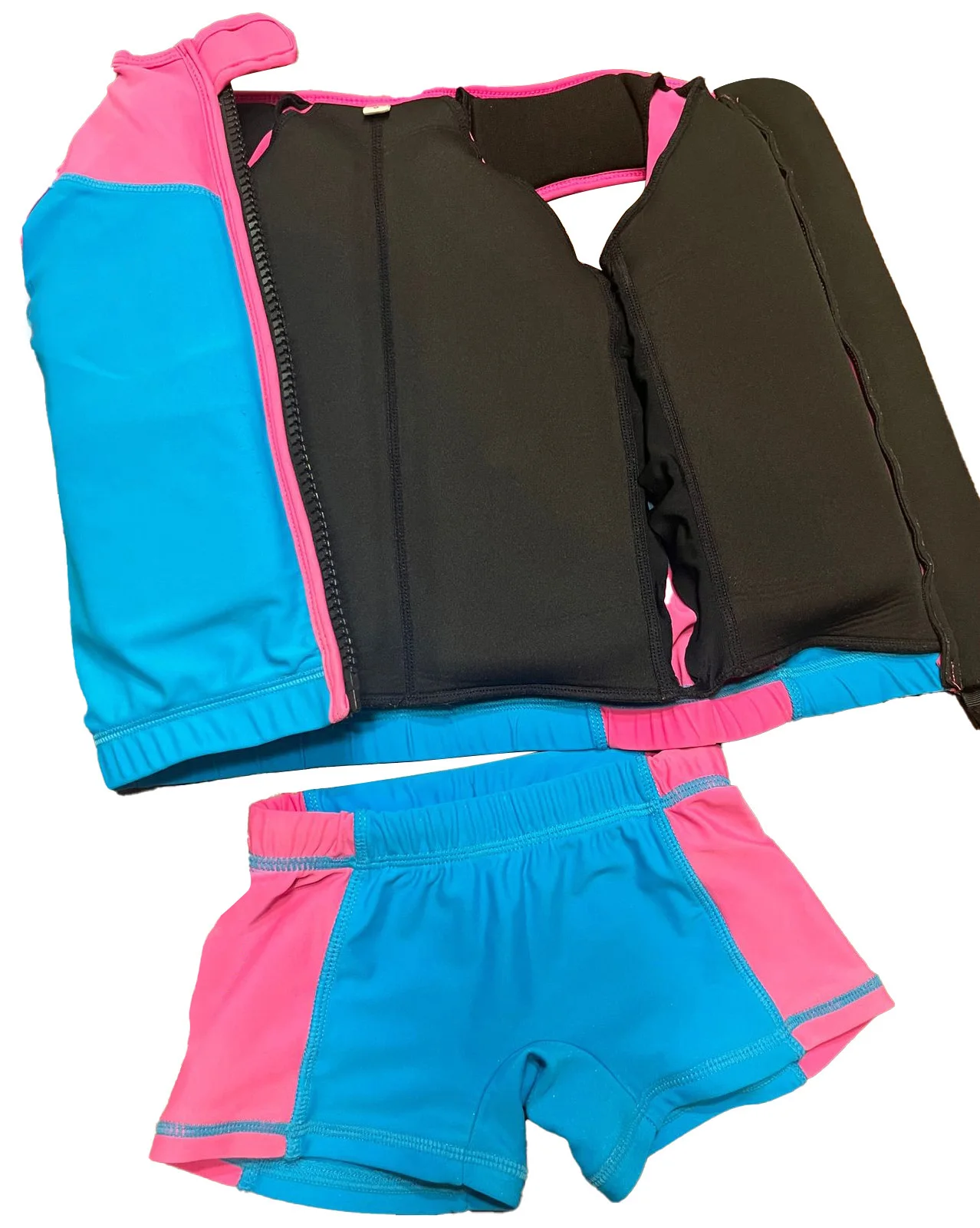product new design upf50 neoprene kids floating swim suit uv protection swim vest jacket for boys and girls toddler life jacket-8
