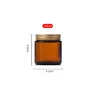 Amber(Brown) Bottle with Gold Lid