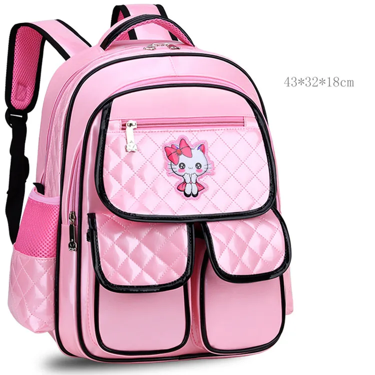 Kids School Bags 1-6 Grade School Backpacks Girls Waterproof Primary Student