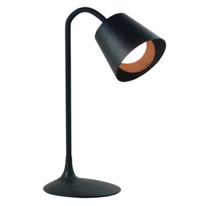 Nordic Creative Modern Table Lamp Bedroom Bedside Lamp for Study, Rechargeable LED Office Lamp with Three Color Mode and Dimmer