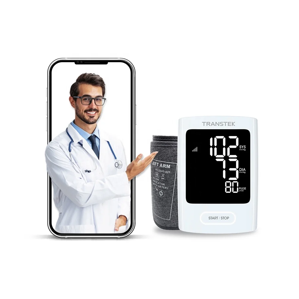 Transtek 40-52 cm (15.7-20.5" inches) Large Wide-Range Upper Arm 4G Blood Pressure Monitor Compatible with skin-friendly cuff-121016