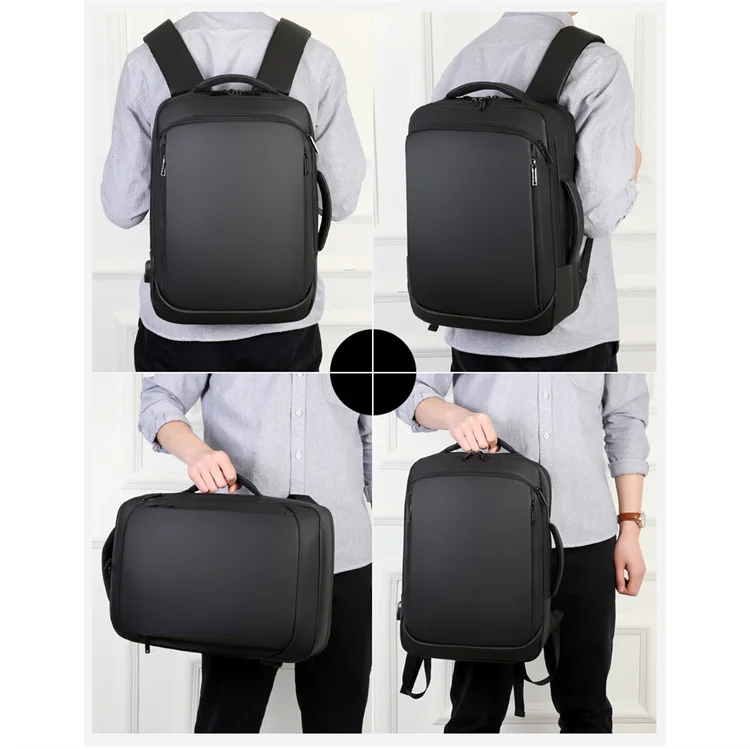 Customized logo big capacity travel backpack business back pack laptop bag with usb charging for daily use