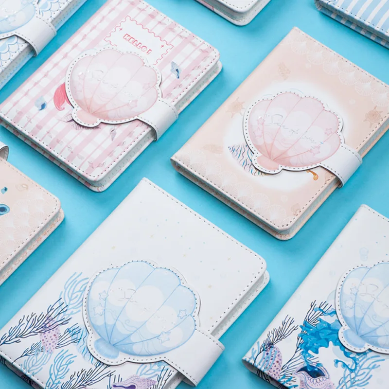 Custom Dotted Journal Pocket Note Book A6 Hardcover Diary Cute Leather Notebook With Magnetic Lock