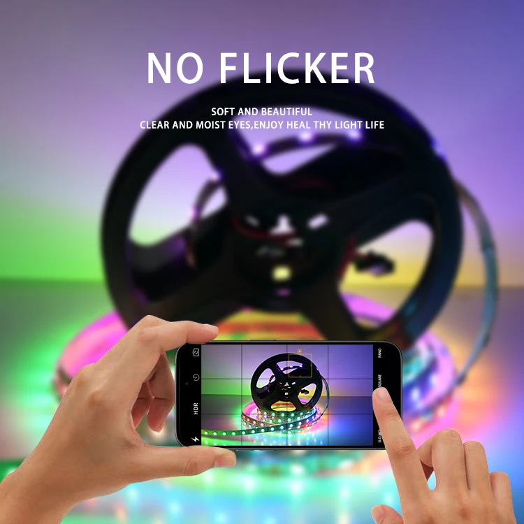 SK6812 Led Strip Dream Full Color Light 12v LC8816E Addressable RGBW Led Strip Digital 60led 60pixels Led Strip Light