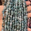 Natural Ice Blue Apatite Nugget Beads