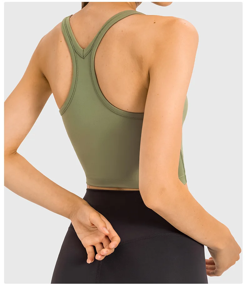 Womens Basic Crop Tank Tops Sleeveless Racerback Tank Top Yoga Athletic  Shirts Fitness Workout Running Crop Tops 