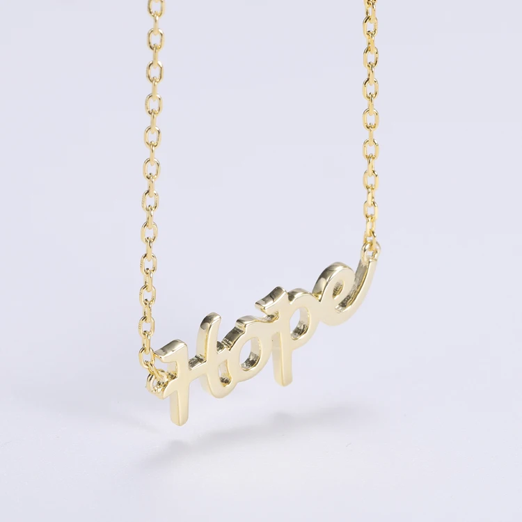Designer Jewelry Letter Statement 