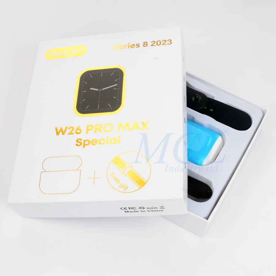 W26 Pro Max Special Smart Watch 2 In 1 Earbuds Series 8 Watch Reloj ...