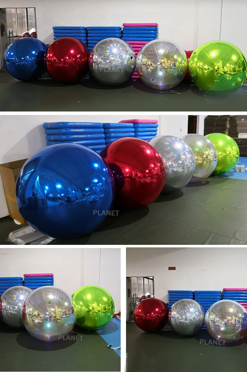 Festival Event Party Inflatable Mirror Ball Decoration Customized Giant ...