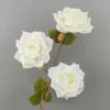 Silk-screen diamond rose-white-75cm