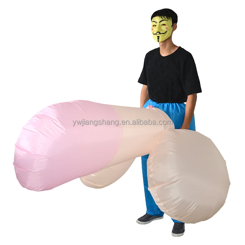 Inflatable Pecker Costume Adult Cosplay Party Blow Up Fancy Dress Inflatable Bachelor Party 1670